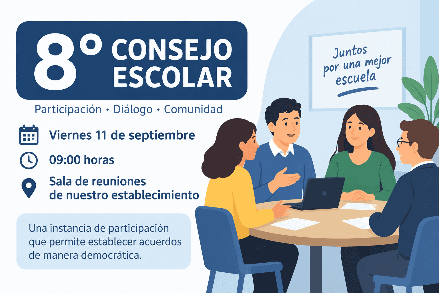 8° Consejo Escolar de nuestra comunidad educativa